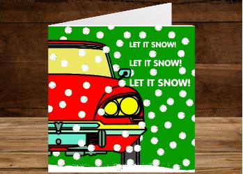 ChristamsCardDSgreenletitsnow